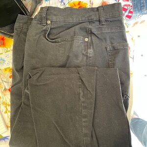 Gloria Vanderbilt Black Jeans 16 Long